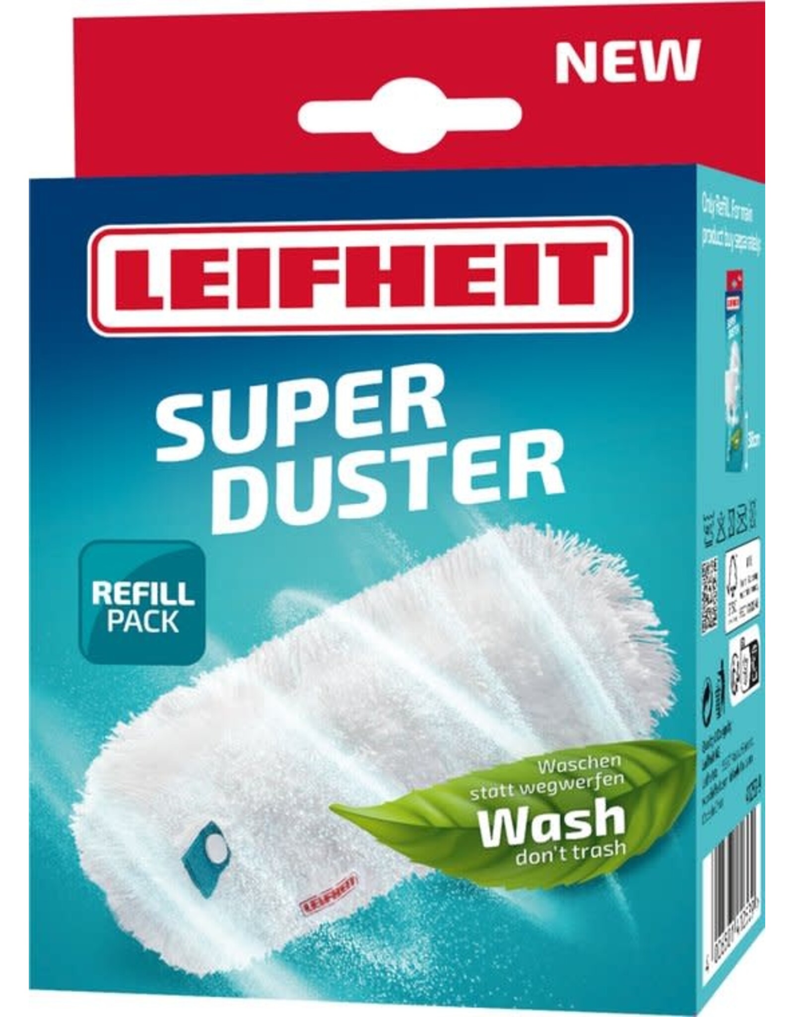LEIFHEIT Leifheit Superduster plumeau navulling - microvezel - 38 cm - 50x wasbaar