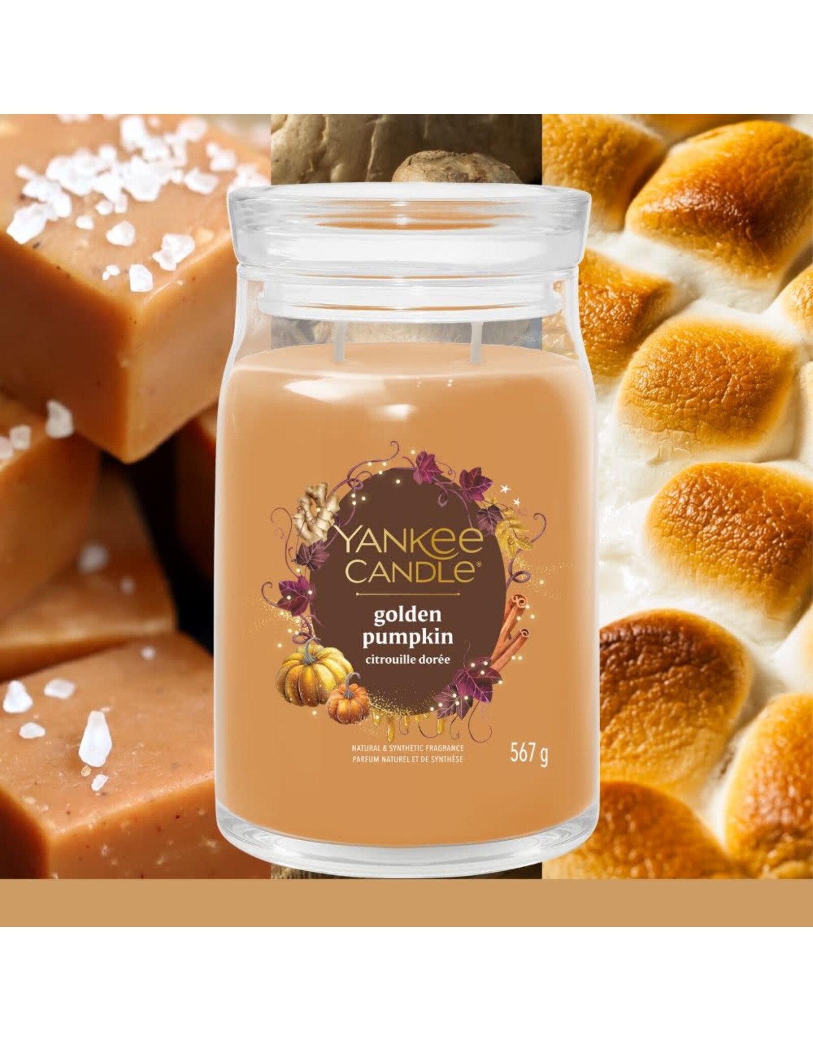 Yankee Candle Yankee Candle Signature Large Jar Golden Pumpkin