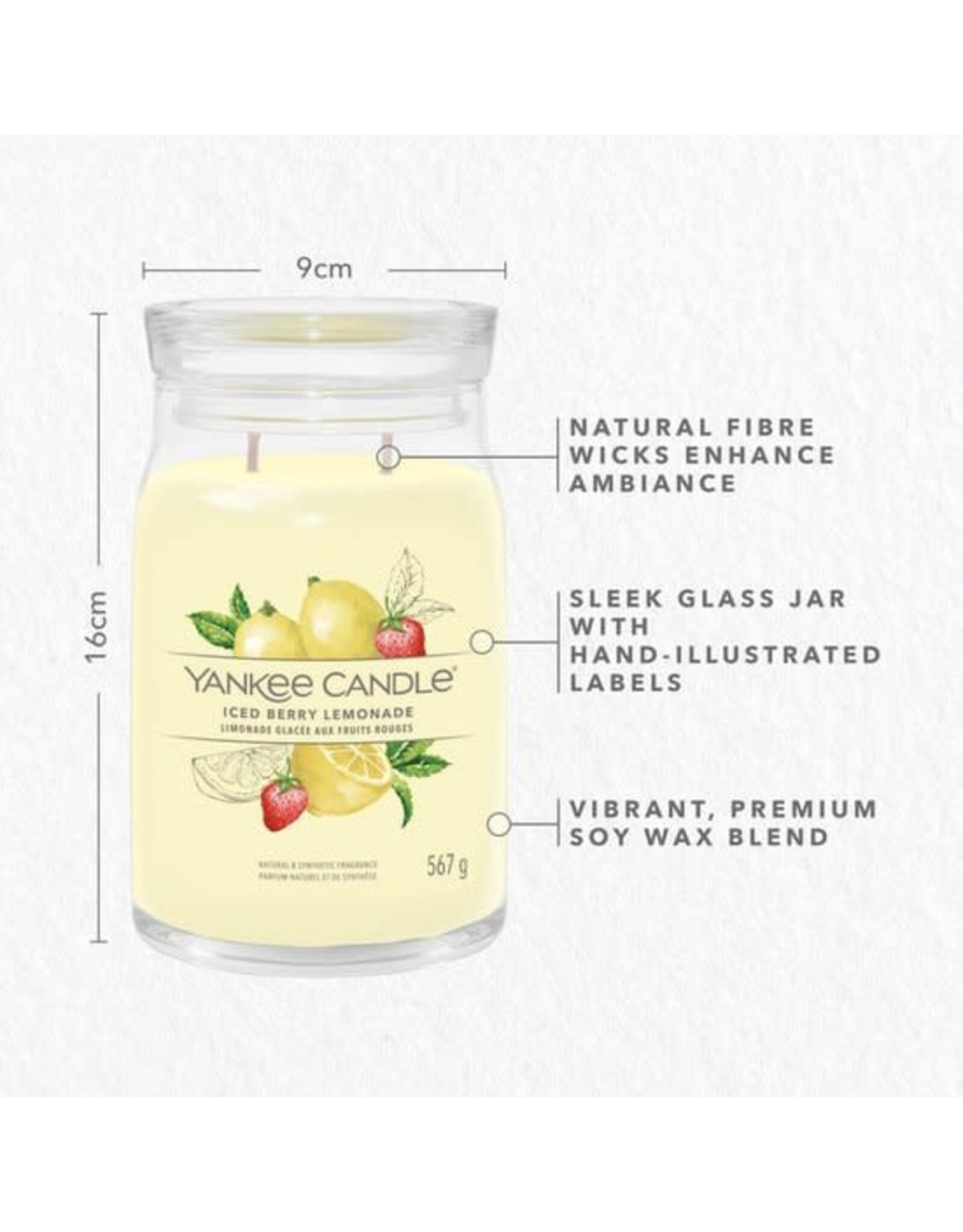 Yankee Candle Yankee Candle | Iced Berry Lemonade Large Jar