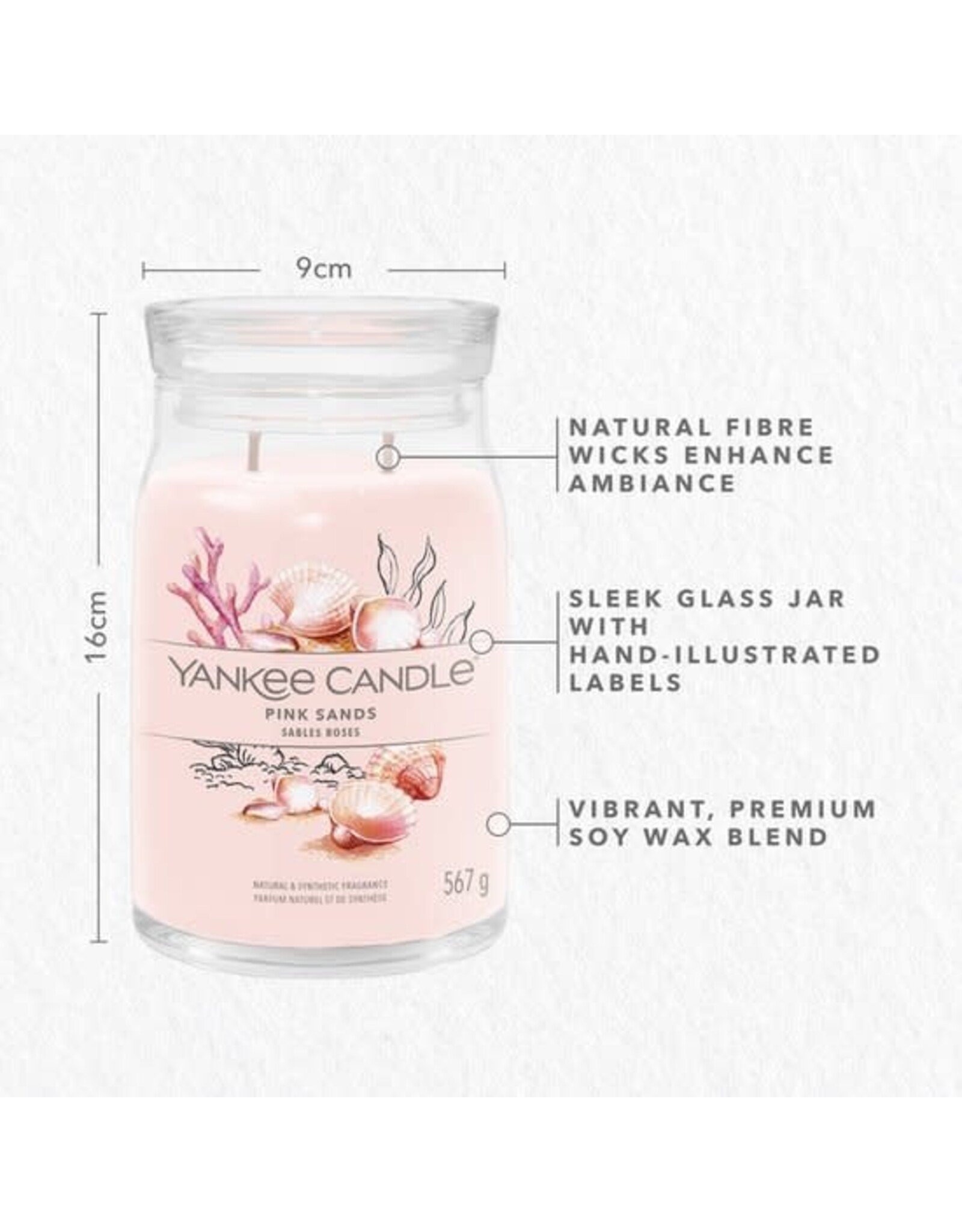 Yankee Candle Yankee Candle | Pink Sands Large Jar