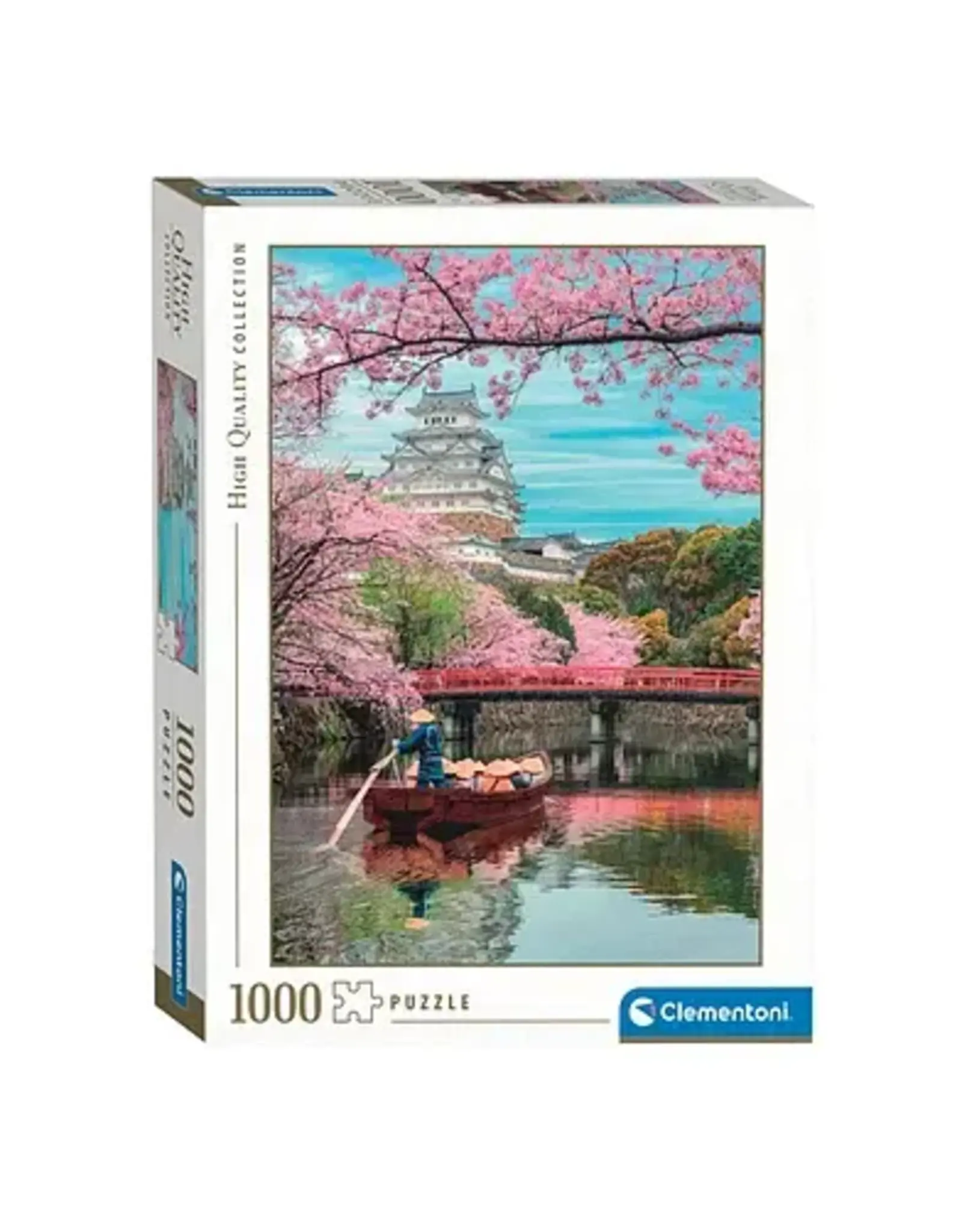 clemontoni Clementoni legpuzzel himeji castle in spring 1000 stukjes
