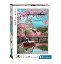clemontoni Clementoni legpuzzel himeji castle in spring 1000 stukjes