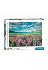 clemontoni Clementoni legpuzzel bloemen bij lake tekapo 1500 stukjes