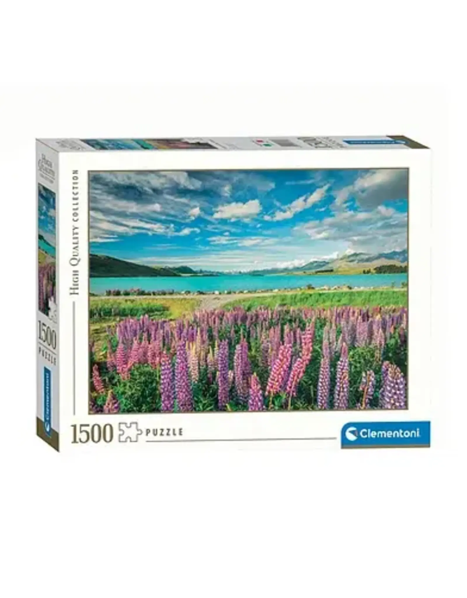 clemontoni Clementoni legpuzzel bloemen bij lake tekapo 1500 stukjes