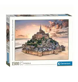 clemontoni Clementoni legpuzzel mont saint-michel rising 1500 stukjes