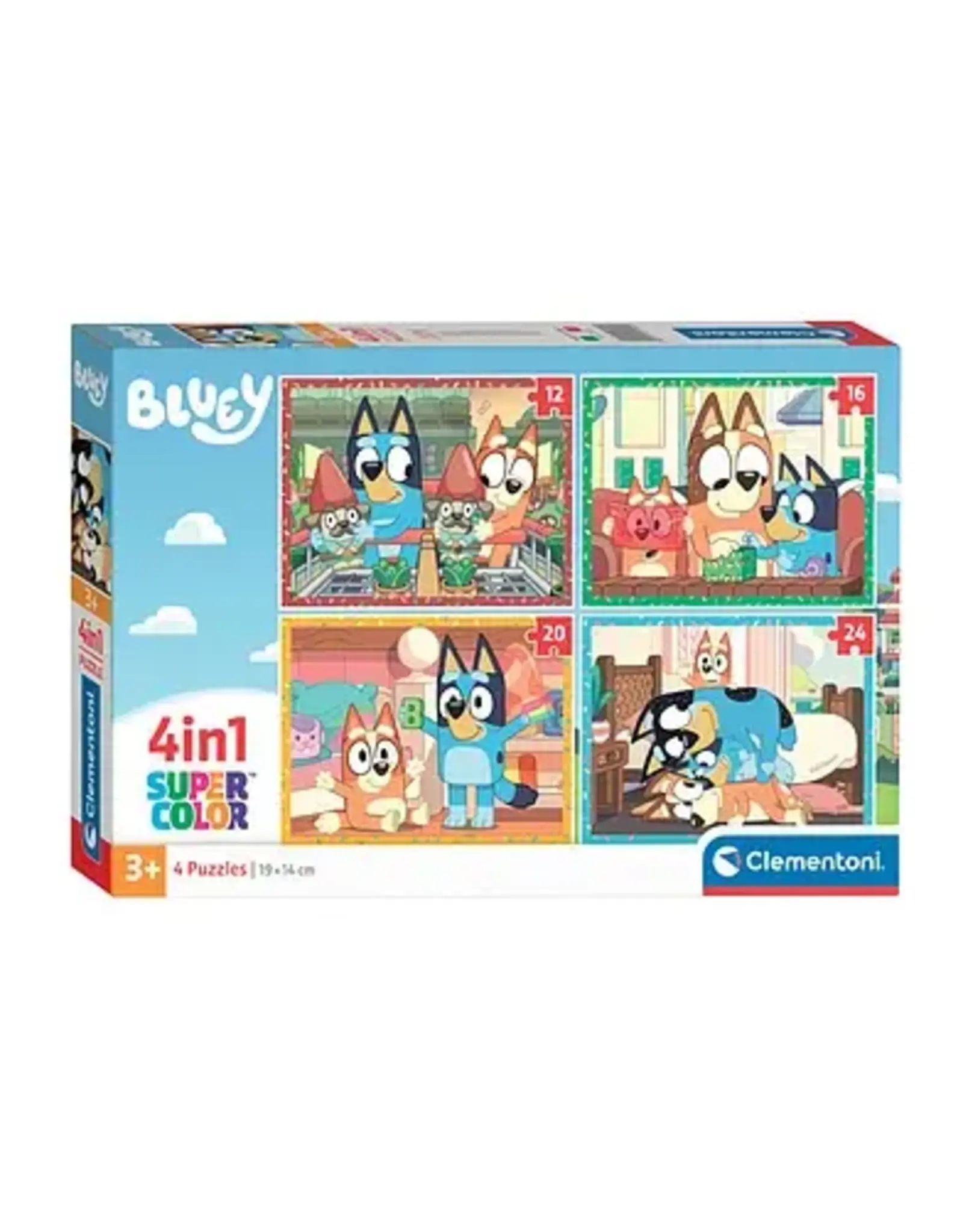 clemontoni Clementoni legpuzzel 4 in 1 bluey
