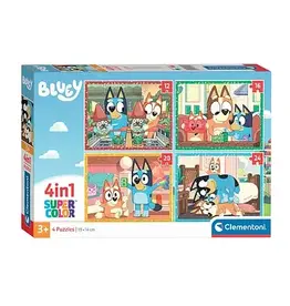 clemontoni Clementoni legpuzzel 4 in 1 bluey