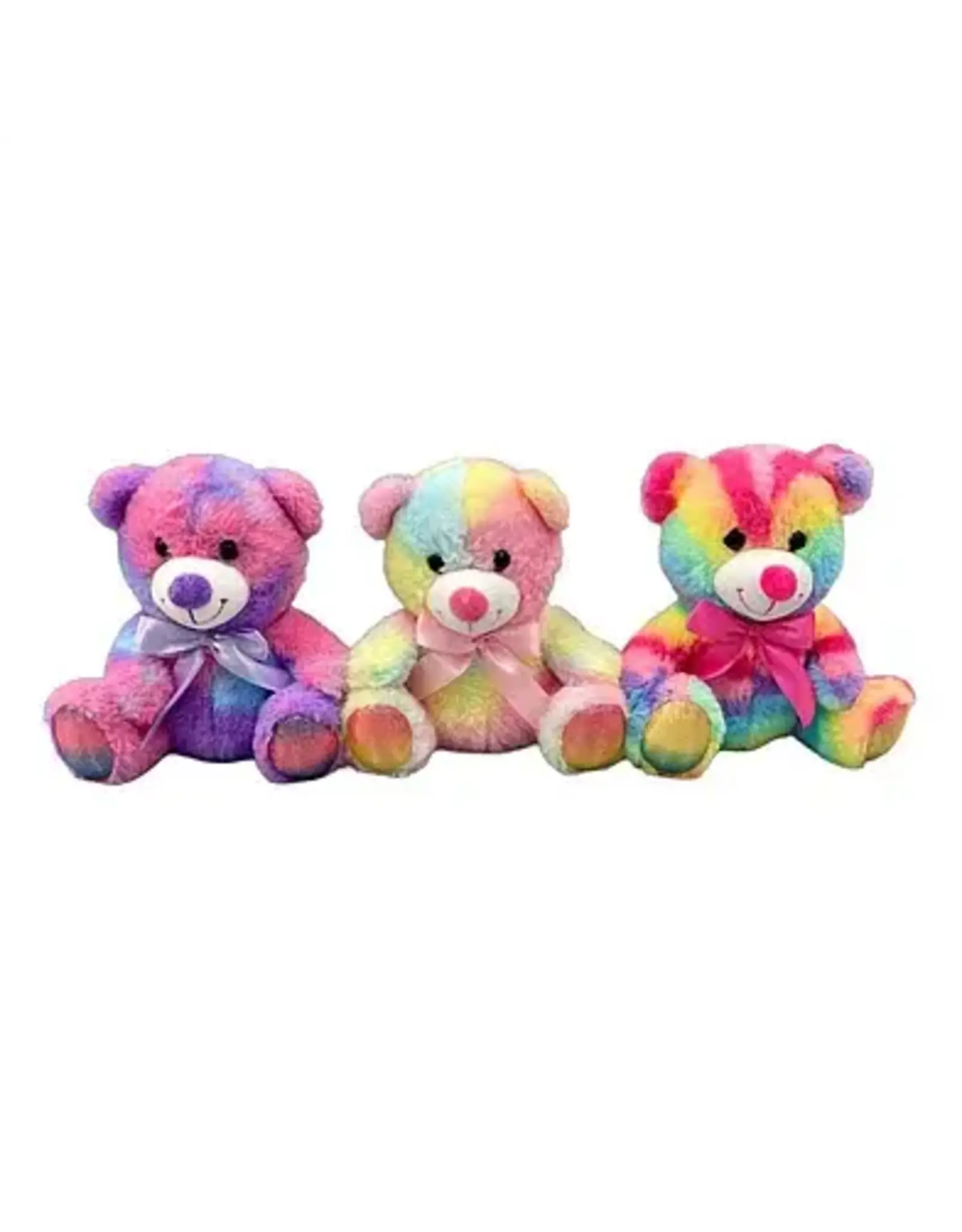 duckiez Knuffelbeer Regenboogkleuren - 21cm