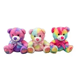 duckiez Knuffelbeer Regenboogkleuren - 21cm