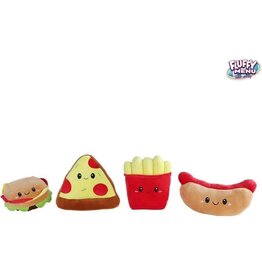 take me home Fluffy Menu fast food pluche 4ass 16/11cm