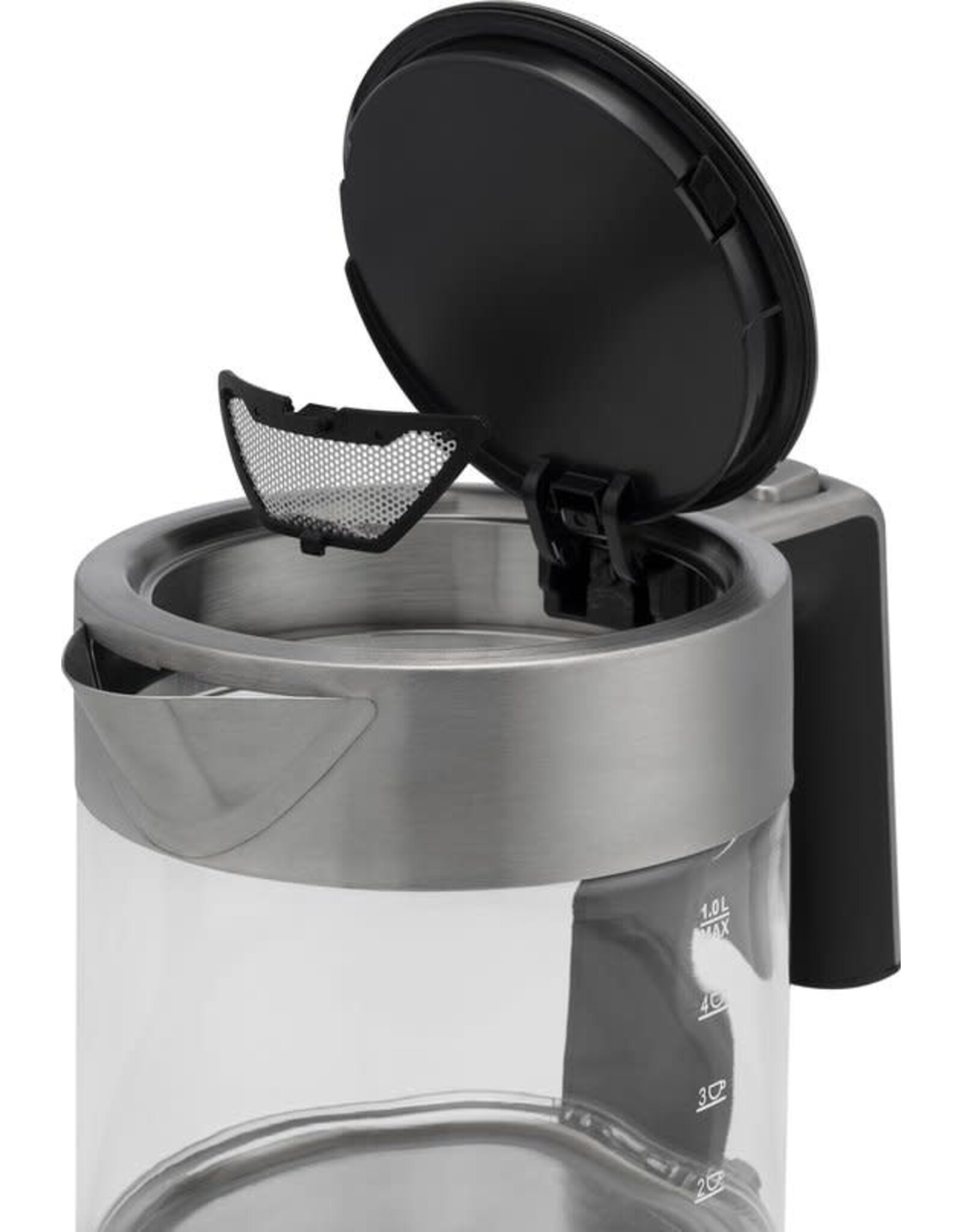 PRINCESS Princess Waterkoker Brighton 236040 - 1 liter – 360 draaibaar - 2200W - Glas