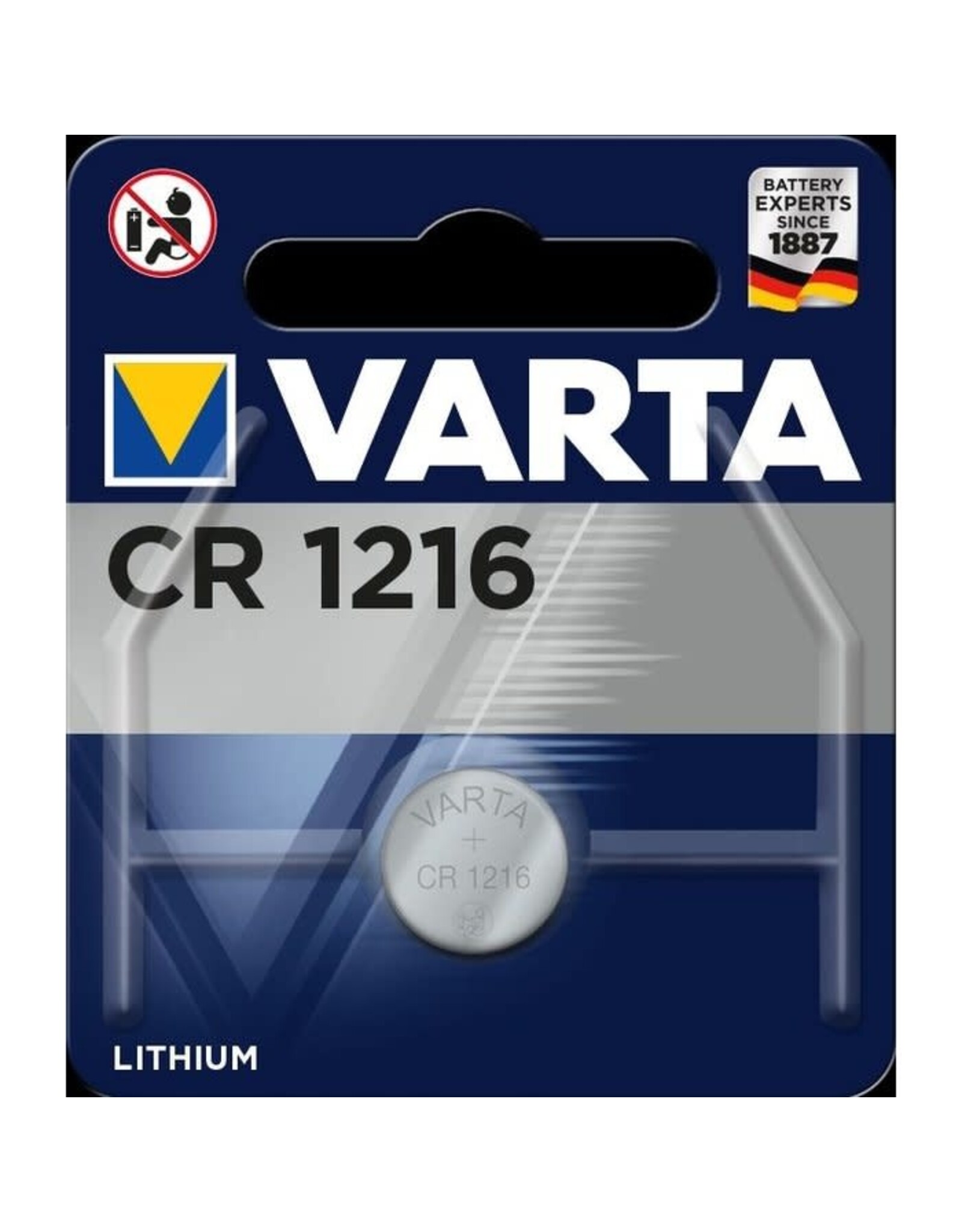 VARTA VARTACR1216 KNOOPCEL LITHIUM VARTA