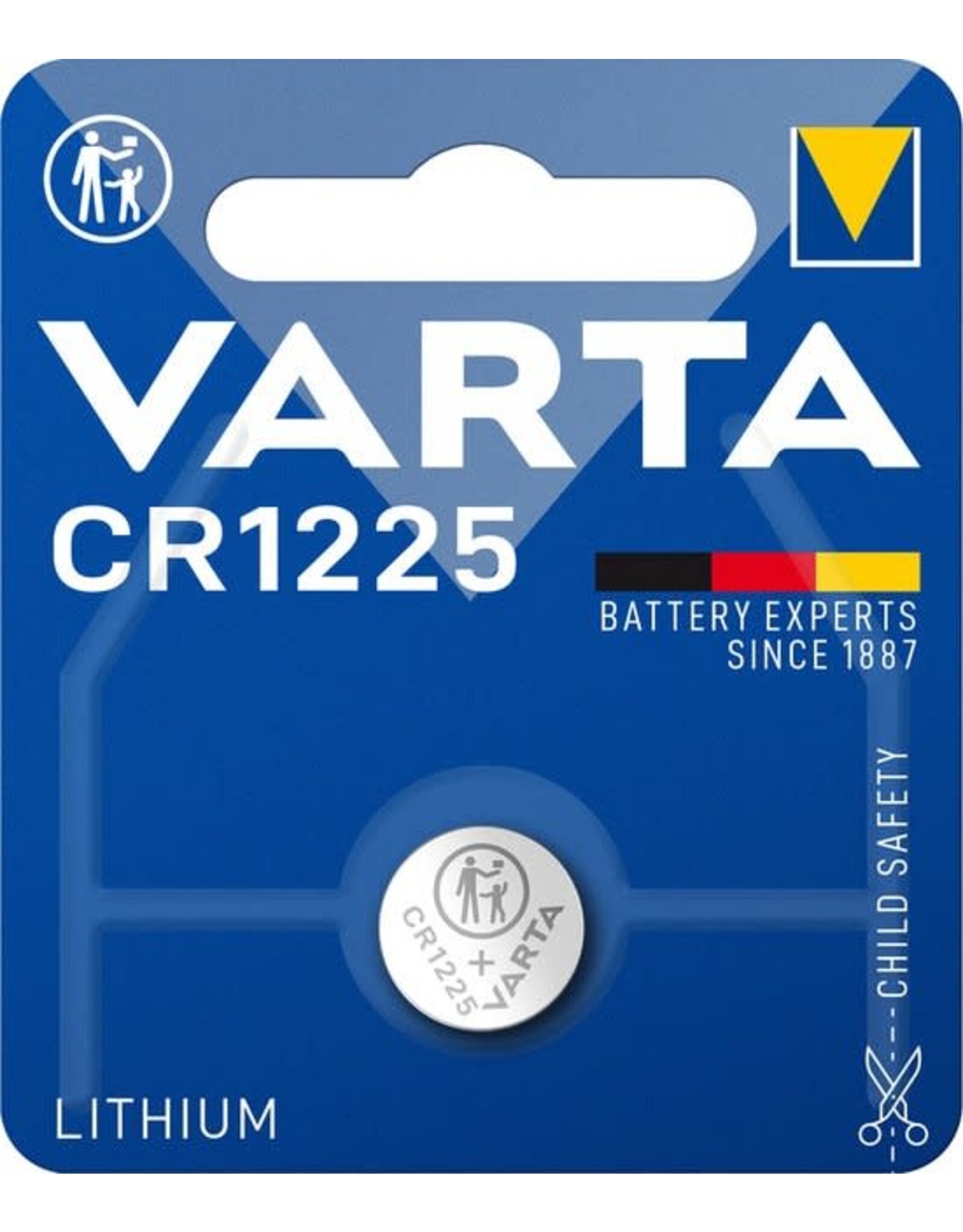 VARTA Varta CR1225 Lithium knoopcel batterij 3V - Per 1 stuks
