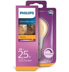 PHILIPS Philips LED bulb D 6-25W 827 E27 flame