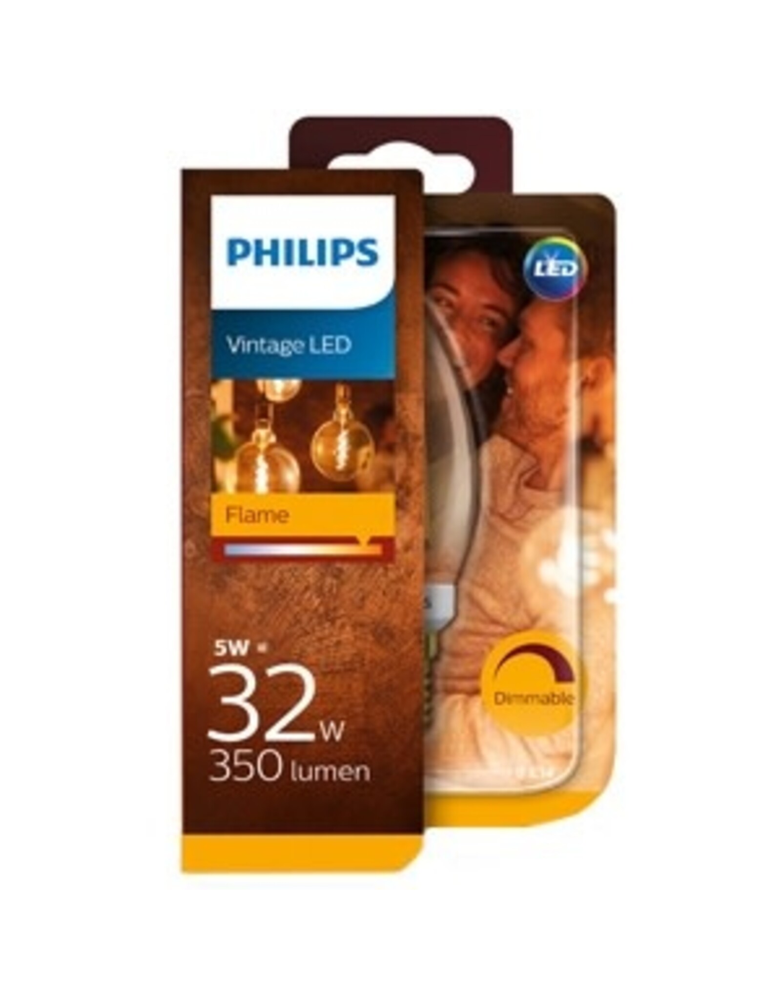 PHILIPS Philips classic LED kaars 5W 820 E14 gold | dimbaar