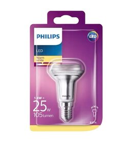 PHILIPS Philips LED reflector E14 1,4W(=25W) 105lm warm wit