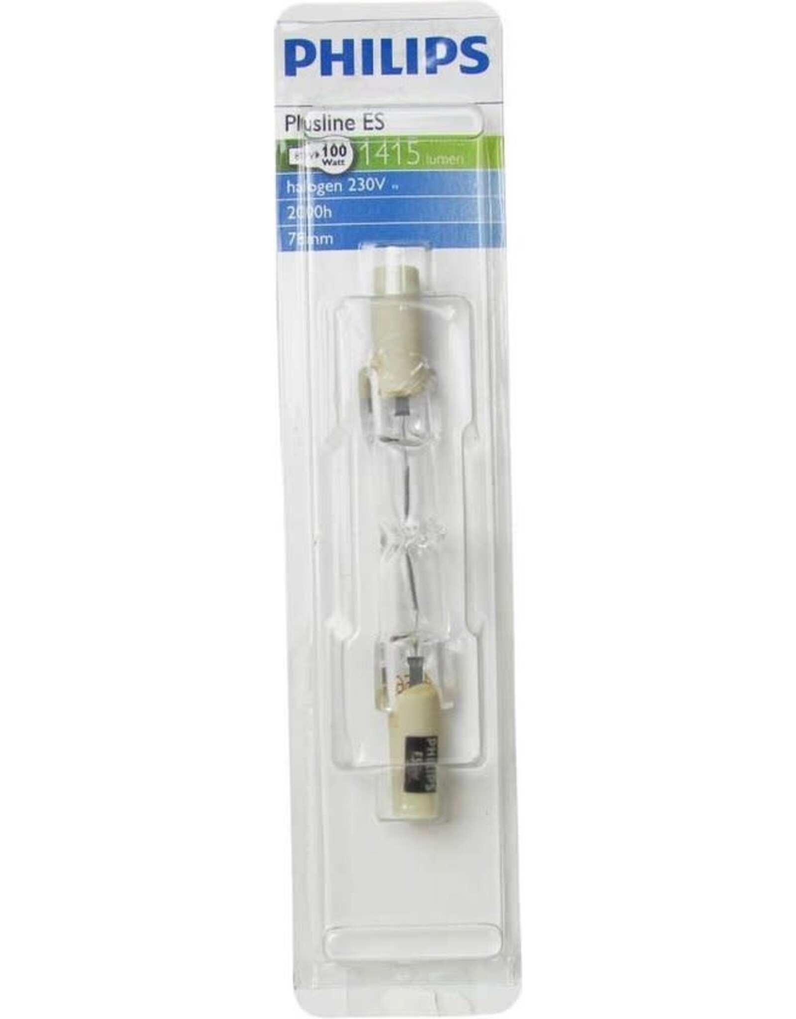 PHILIPS Philips Plusline ES Staaflamp R7s 80W 230V - 78mm - Warm Wit