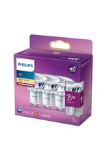 PHILIPS Philips LED spot GU10 35W 3 stuks niet dimbaar