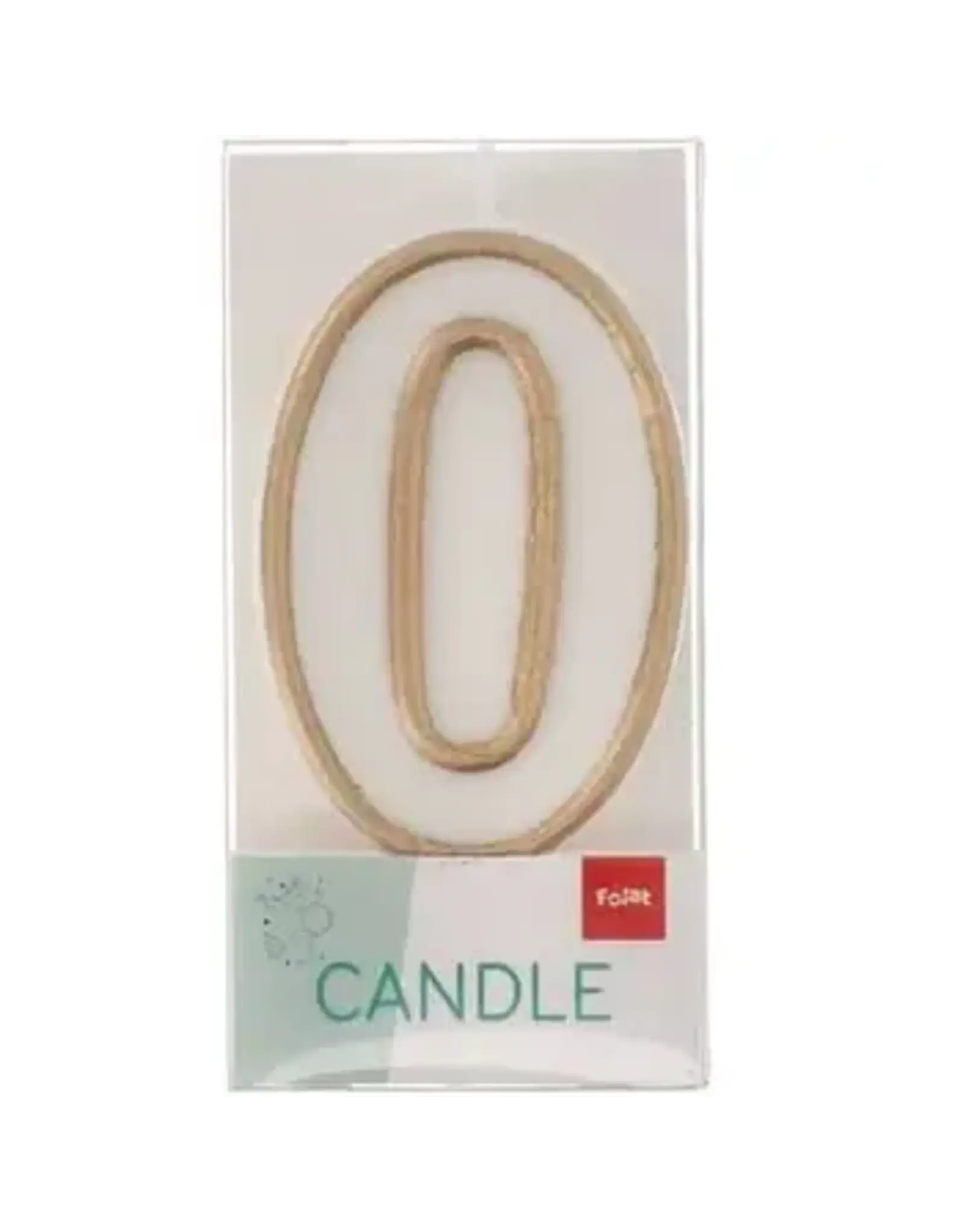 FOLAT Kaars Simply Chique Gold Cijfer 0