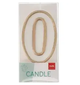 FOLAT Kaars Simply Chique Gold Cijfer 0