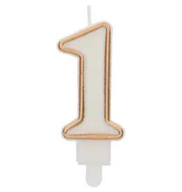 FOLAT Kaars Simply Chique Gold Cijfer 1