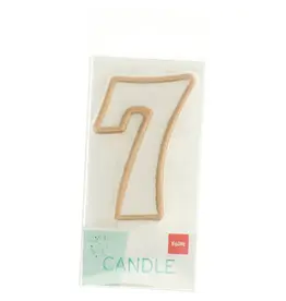 FOLAT Kaars Simply Chique Gold Cijfer 7