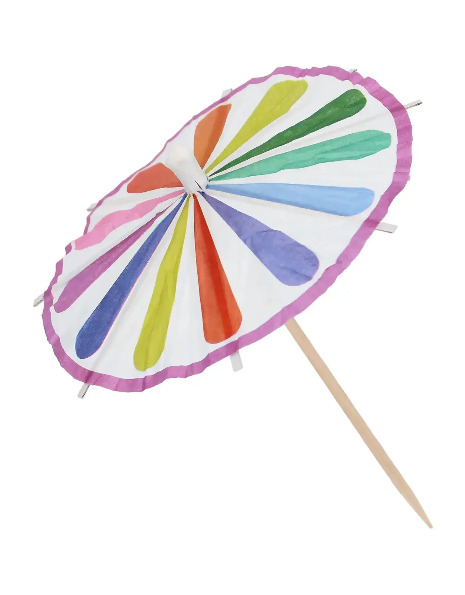 FOLAT Gekleurde Cocktailprikkers Paraplu 10st