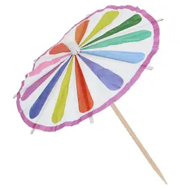 FOLAT Gekleurde Cocktailprikkers Paraplu 10st