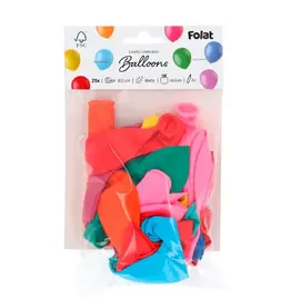 FOLAT Ballonnenmix Stripetastic multi (25st)