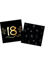 FOLAT 18 Jaar Servetten 33cm 16st