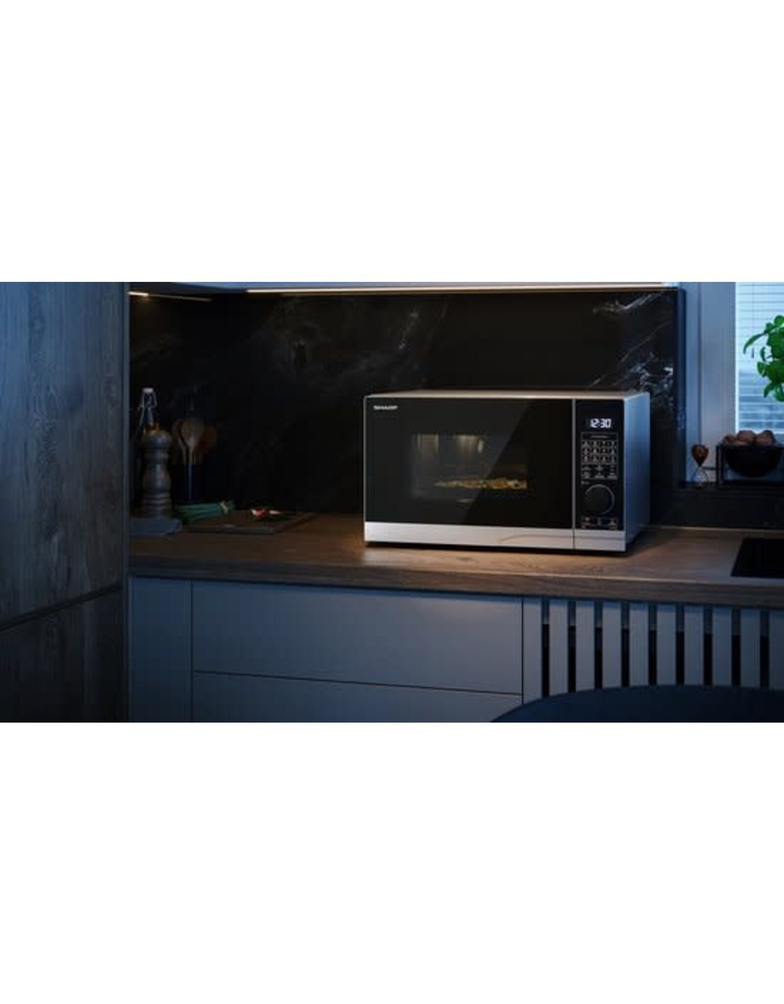 SHARP Sharp YC-PC254AE-S | combimagnetron met grill en heteluchtoven | 900W | 25 liter
