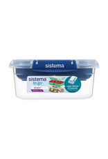 SISTEMA Sistema TO GO – Rechthoekige Stax – 1.000 ml Donkerblauw