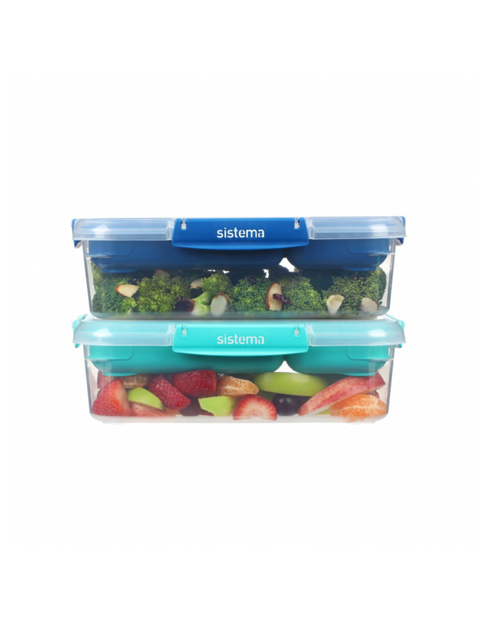SISTEMA Sistema TO GO – Rechthoekige Stax – 2.200 ml Donkerblauw