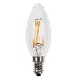 Glow Glow LED Filament kaars - 5W-40W - E14 - 2700K G35 470LM - dimbaar