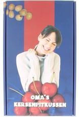 Oma's Kersenpitkussen 24x24cm Rood