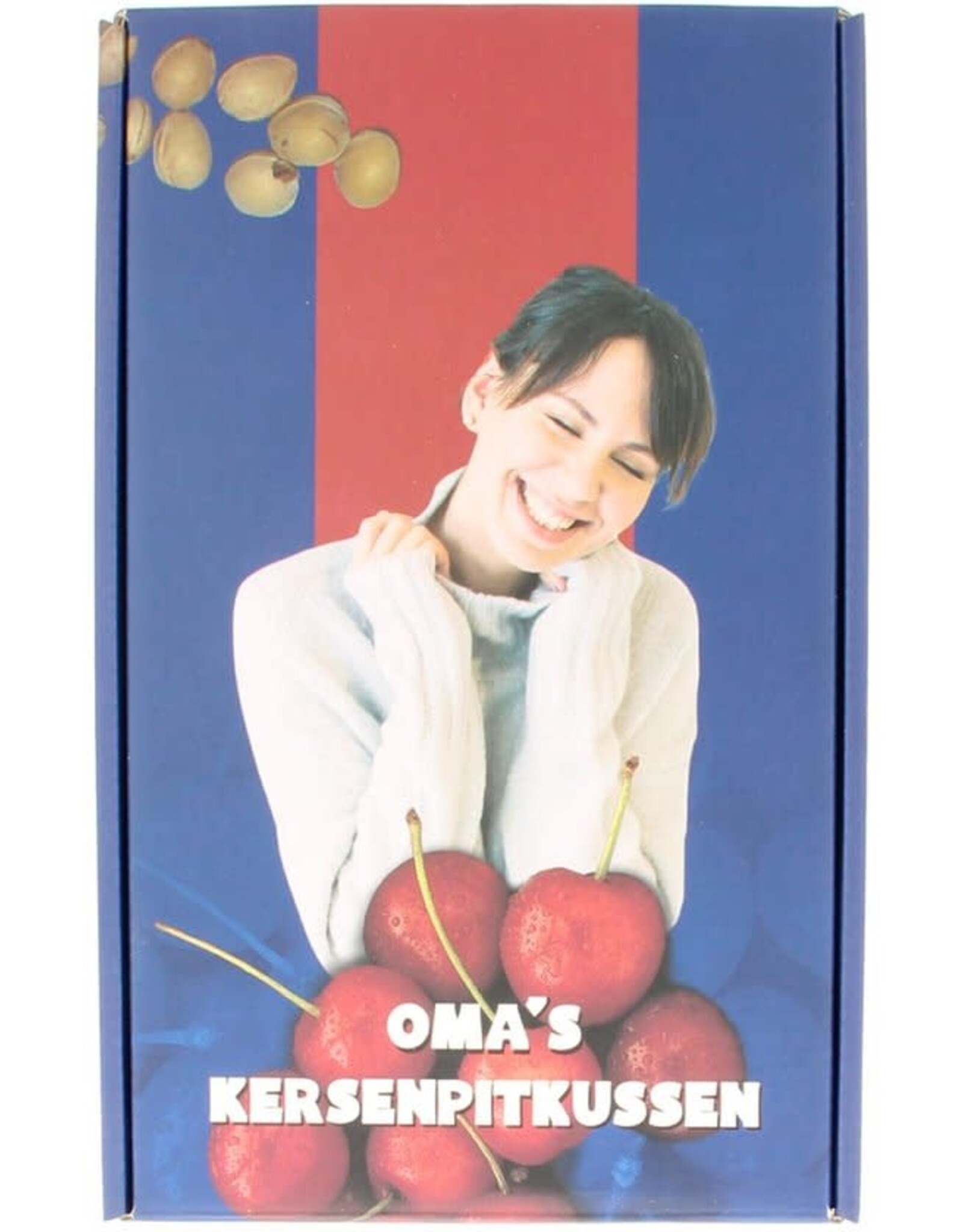 Oma's Kersenpitkussen 24x24cm Rood