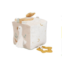 LITTLE DUTCH Little Dutch Newborn Naturals Zachte Activiteitenkubus
