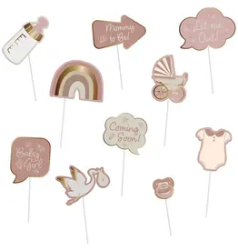 FOLAT Geboorte Photobooth Props 10st