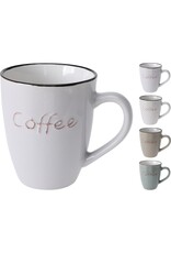 EXCELLENT HOUSEWARE Beker aardewerk gres 350ml