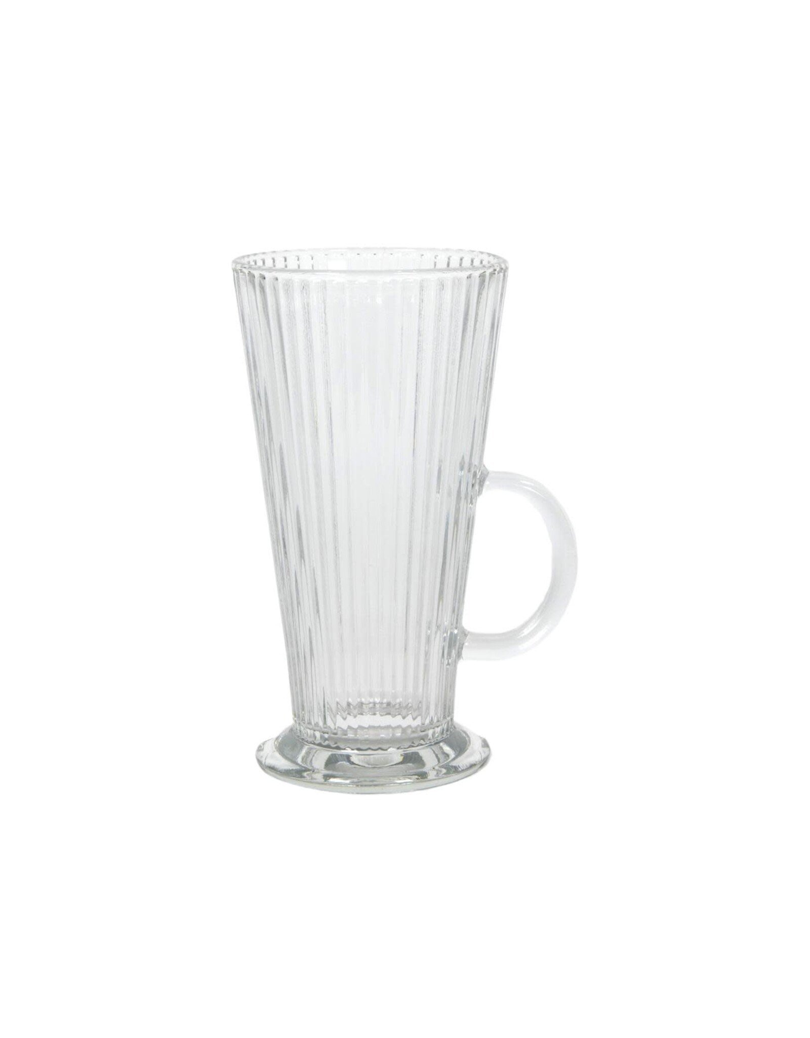 Latte machiato glas lines Ø7,5x14,2cm
