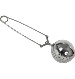 KITCHEN TOOLS Theeknijper RVS zilver D 5 H 16,5 cm