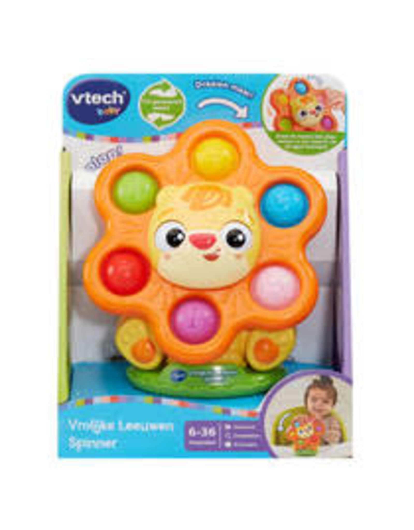 VTECH VTech Baby vrolijke leeuwen spinner