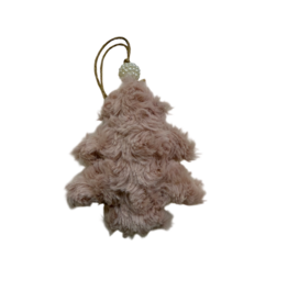 MANSION KERST DECO ROOS KERSTBOOM PLUSJE
