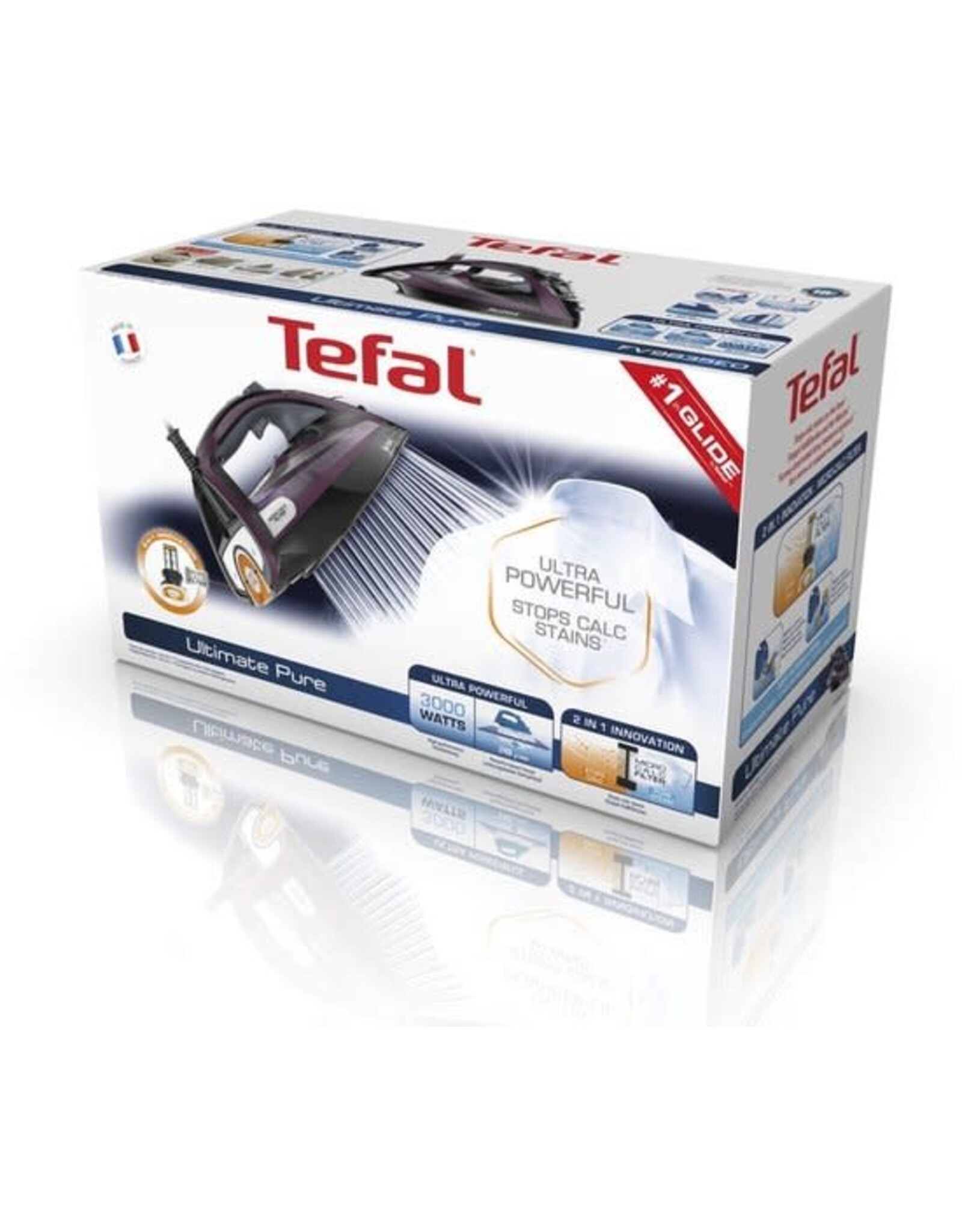 TEFAL Tefal Ultimate Pure FV9835 - Stoomstrijkijzer - 3000W
