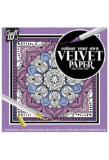 Craft ID Craft ID Coloring book velvet mandala purple