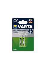 Varta 2x Recharge Accu Solar AAA batterijen