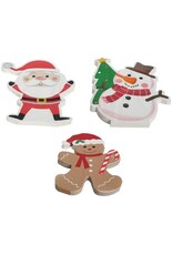Servetten gingerbread/kerstman/sneeuwpop