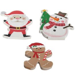 Servetten gingerbread/kerstman/sneeuwpop