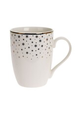 Kerst beker snowflakes