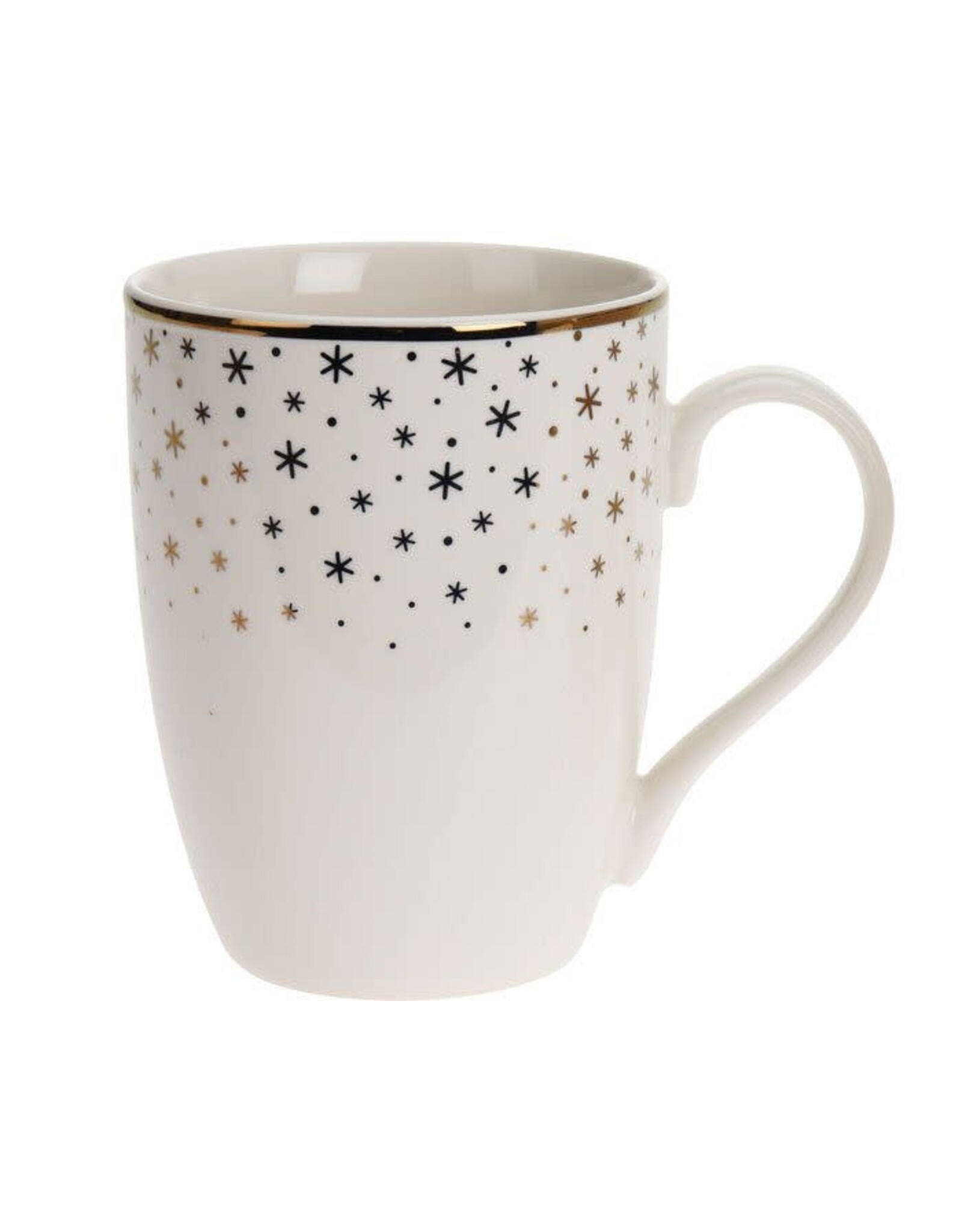 Kerst beker snowflakes